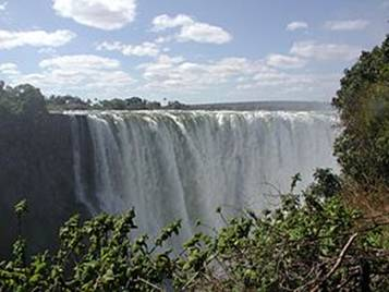 Водопад виктория в замбии 1