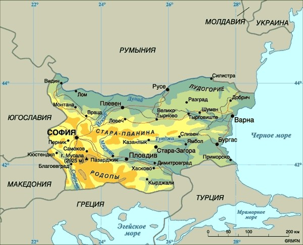 Комплексная географическая характеристика Черноморского побережья Болгарии «География» (стр. 9 ) 2